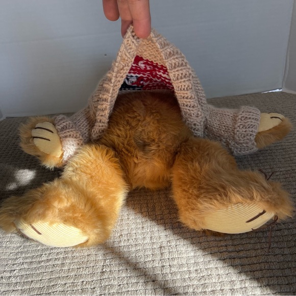 Russ Berry Yankee Doodle Teddy Bear Wearing American Flag Sweater - Picture 11 of 16